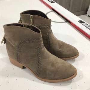 Kenneth Cole Taupe Ankle Booties